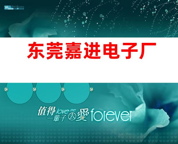 东莞嘉进电子厂